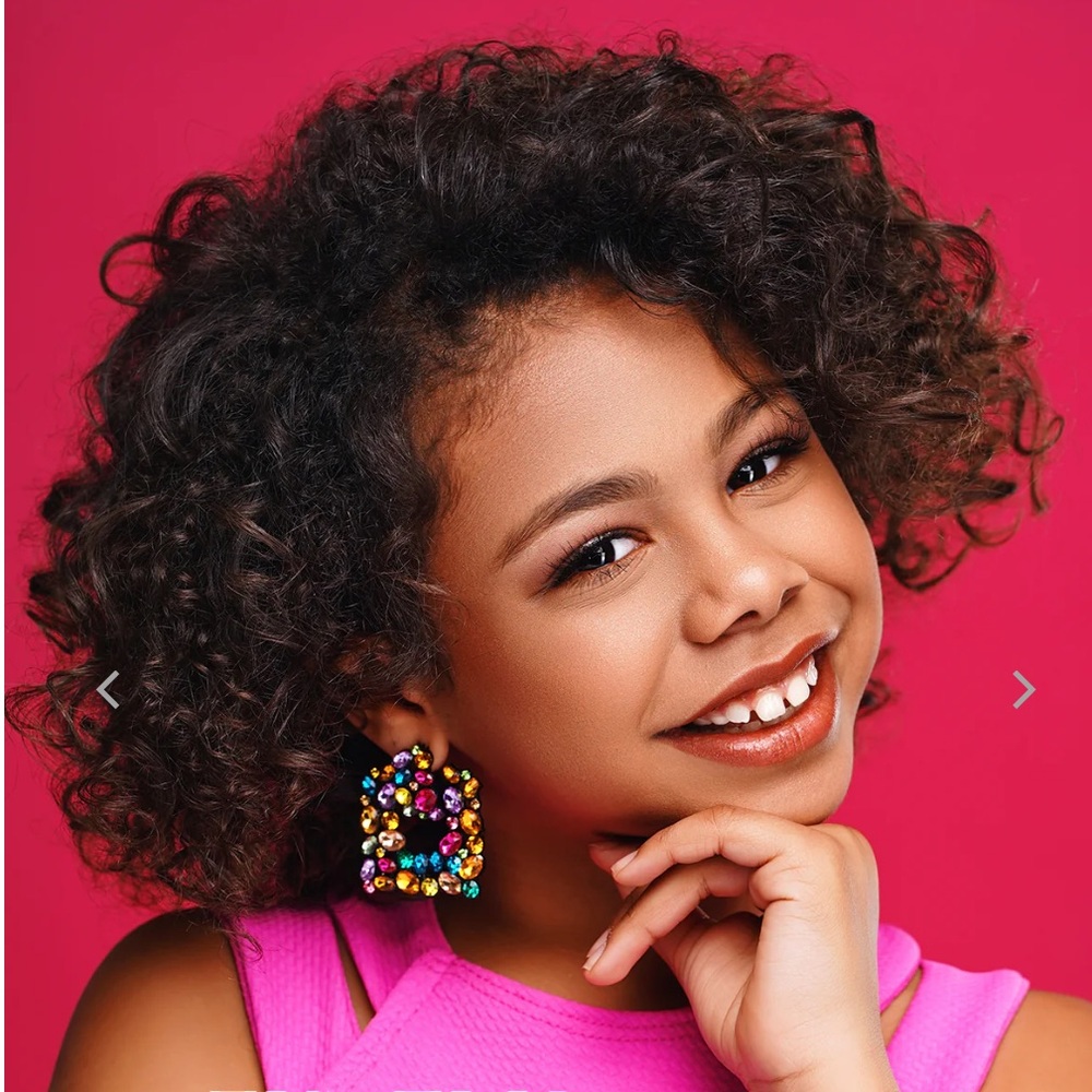 Glamour Belle Multicolored Earrings - Picture 2 of 6